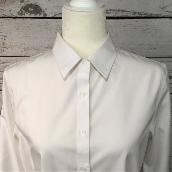 Jones New York Tops - Jones New York white button-down longsleeve shirt